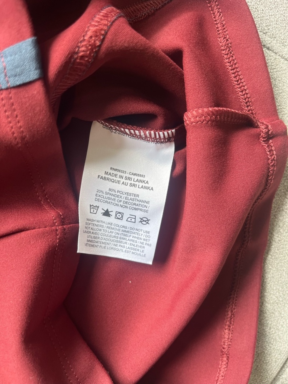 NWT Nike One Dri-FIT Tight Fitted Crop Top Dark Team Red Small - Picture 6 of 6